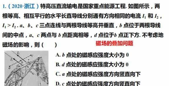 高中物理：磁场专题讲解【附近年高考真题】一轮复习速看